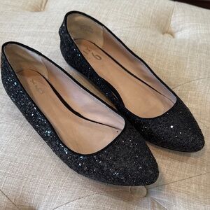 Mix No. 6 Black Sparkle Flats